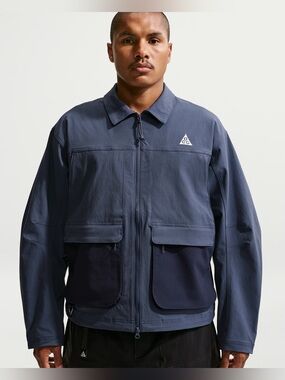 NWT - Nike ACG ‘Smith Summit’ UV Jacket Navy HV0598-437 Men’s Size X-Large